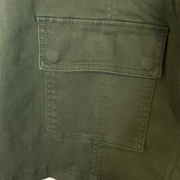 Market Spruce Kaylee Cargo Jacket Size 1X Dark Green Hooded Stitch Fix New - Picture 9 of 12